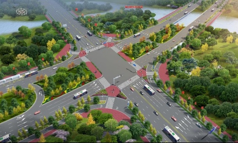 丹霞路（沿江中北—青山湖北大道）蹊径及综合管廊工程简介